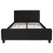 Flash Furniture Queen Size Black Fabric Platform Bed & Mattress HG-BM10-23-GG - alternate 10